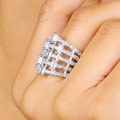 Starlight Budget Diamond Ring - Rukhmani