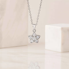 925 Silver Crystal Star Pendant
