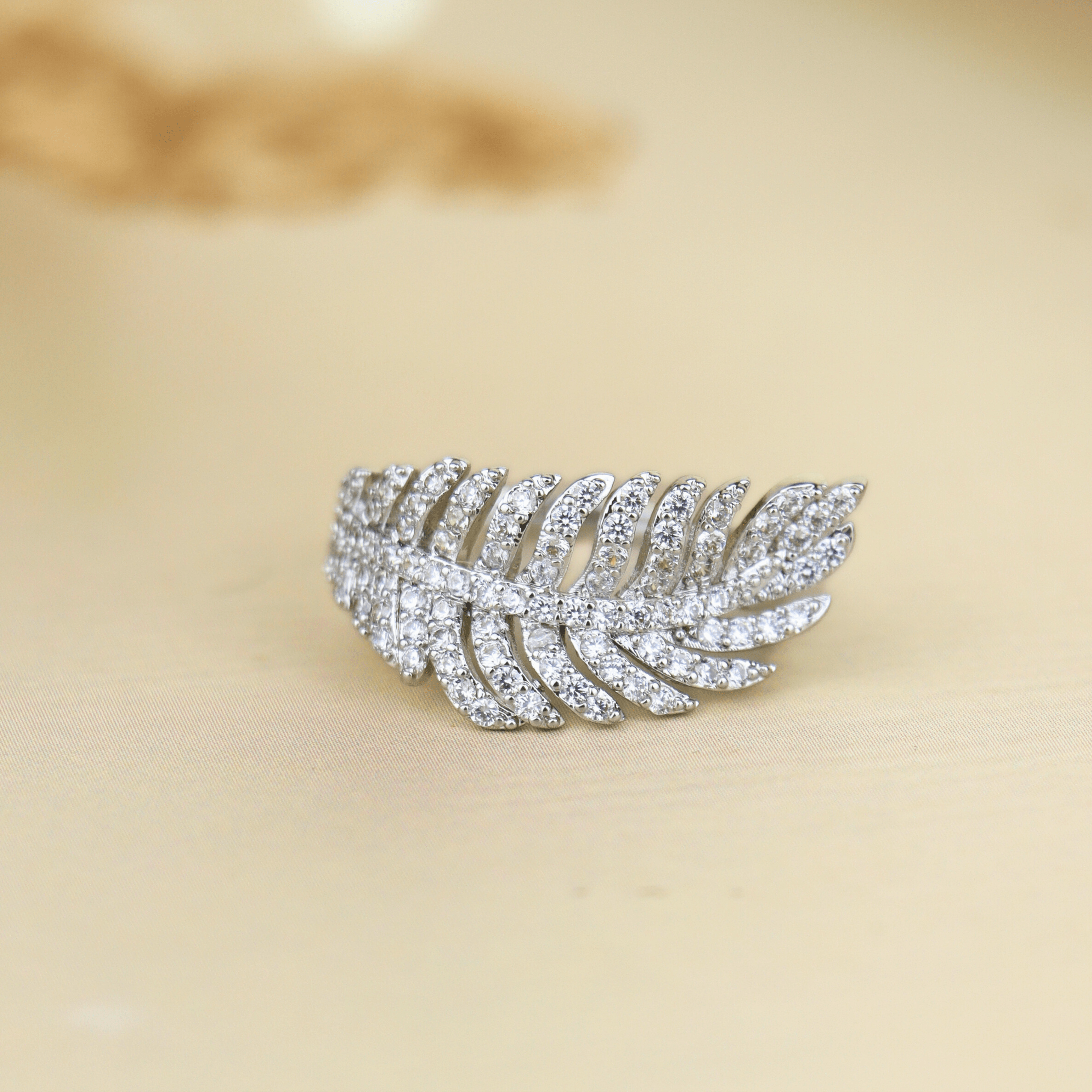 Featherlight Sparkle Ring - Rukhmani