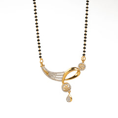New Design Diamond Drop Pendant Mangalsutra