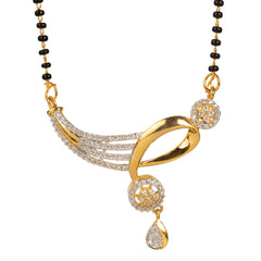 New Design Diamond Drop Pendant Mangalsutra