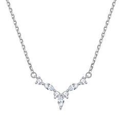 925 Crown Marquise Silver Set