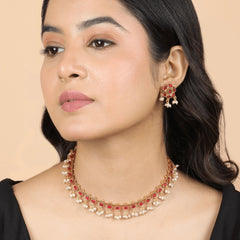 Authentic Maharashtrian Necklace with Earrings