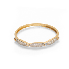 Unique design gold plated Crystal Bracelet