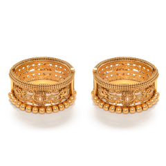 Gold plated rajwadi bangle kada