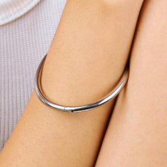 Anti Tarnished Silver Plated Bangle Kada Bracelet - Rukhmani