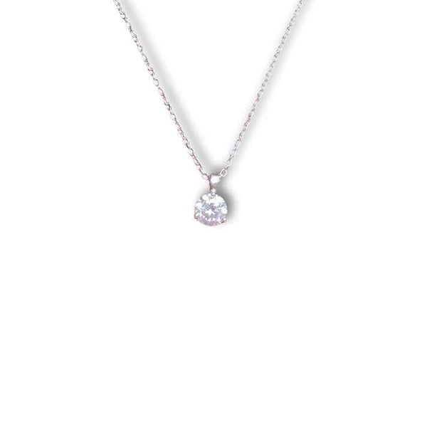 Silver Brilliant Round Drop Mangalsutra
