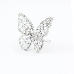 Butterfly Budget Diamond RIng - Rukhmani