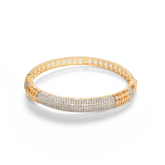 Unique design gold plated diamond Bracelet