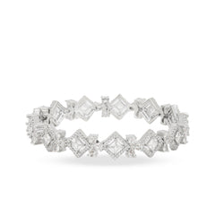 Square American Diamond Designer Bangles