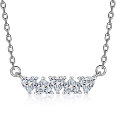 925 Elegant Heart Silver Set