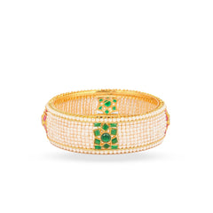 Gold Plated Trending Design Moti Mahal Maharashtrian Bangles