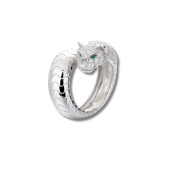 Panther Design Ring in 925 Sterling Silver