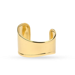 Anti Tarnished Gold Plated Chunky Korean Cuff - Rukhmani