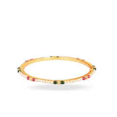 Designer Heera Moti Maharashtrian Gold Plated Bangles