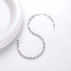Women Jewelry Fashion Charming 925 Sterling Silver Tennis Bracelet for Girl Lady Women