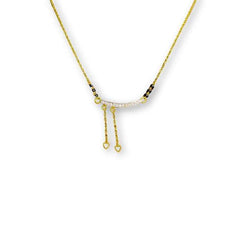 Silver Teardrop Elegance Mangalsutra