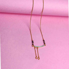 Silver Teardrop Elegance Mangalsutra
