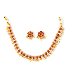 Authentic Maharashtrian Necklace with Earrings