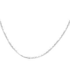 925 Sterling Silver Classic Link Chain Necklace (Stone-Free)