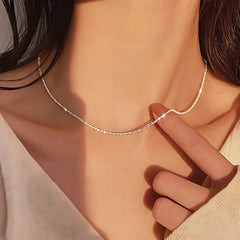 925 Sterling Silver Classic Link Chain Necklace (Stone-Free)