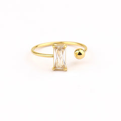 Budget Diamond Adjustable Stackable Ring - Rukhmani