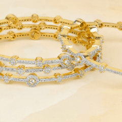 Classic American Diamond Bangles