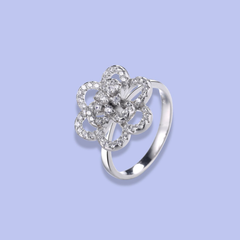 Eternal Blossom Sterling Silver Ring