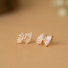 Silver Gold Aristo Valentina Earrings Set