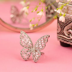 Butterfly Budget Diamond RIng - Rukhmani