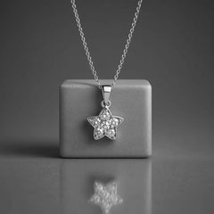 925 Silver Crystal Star Pendant