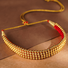 Rukhmani's Soulful Gold Plated Chinchpeti - Rukhmani