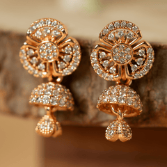 Trending fancy diamond jhumke