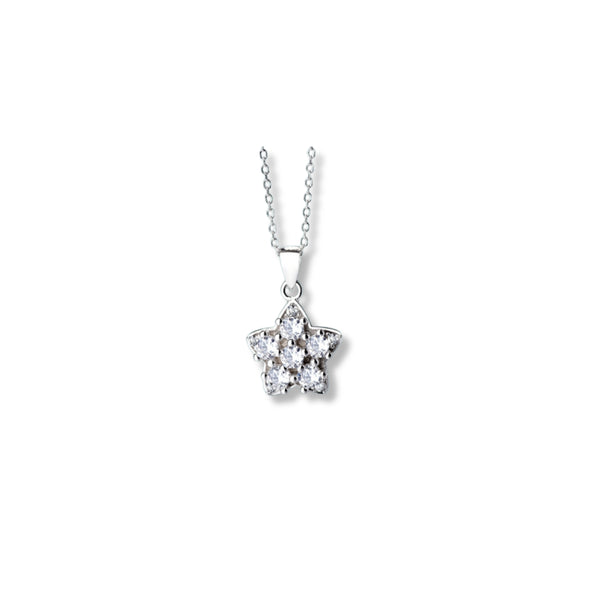 925 Silver Crystal Star Pendant