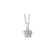 925 Silver Crystal Star Pendant