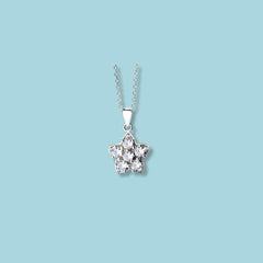 925 Silver Crystal Star Pendant